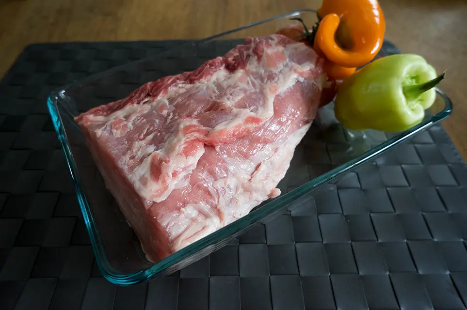 Rôti de porc au carré bio