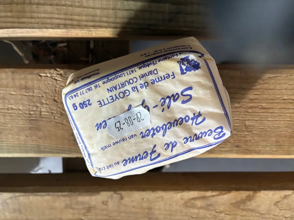 Beurre salé non bio